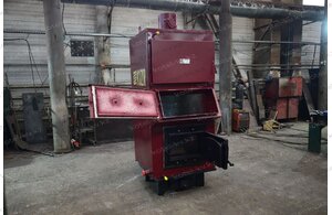 Котел 0.2 МВт на угле дровах - производство