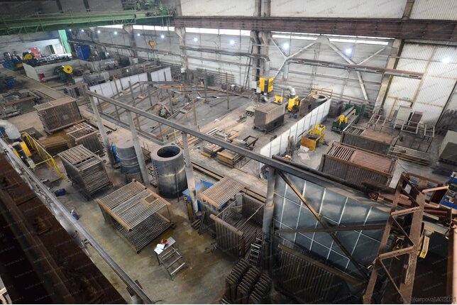 Котлы 1250 кВт на дровах - производство