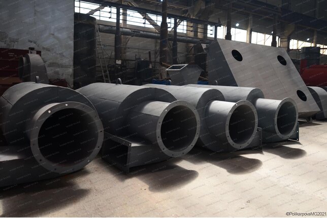 Изготовление промышленных циклонов ЦН 11 500 4УП