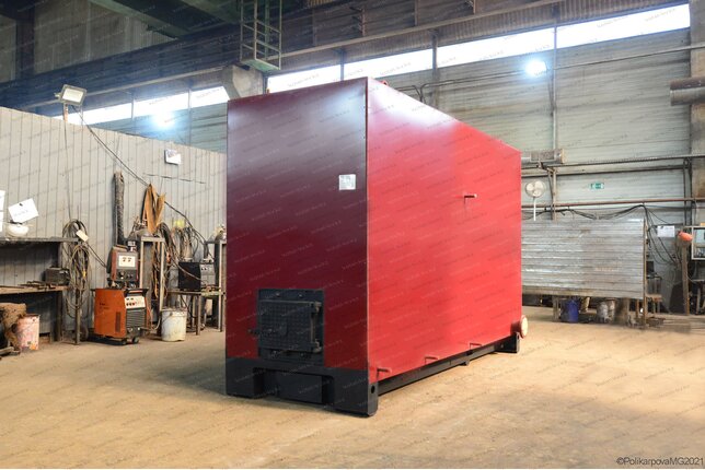 Отопительный твердотопливный котел 1250 кВт