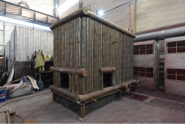 Твердотопливный котел 1630 кВт - изготовление