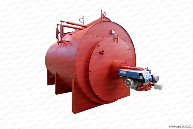 Котел паровой 1200 кг 130 С на газе